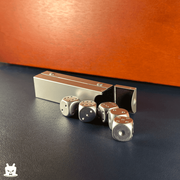 全鋁金屬骰子套裝【Metal Dice Set】
